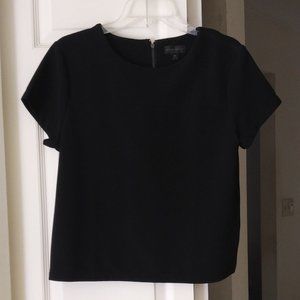 NWT - Worthington Brand Short Sleeve Top with Back Zipper